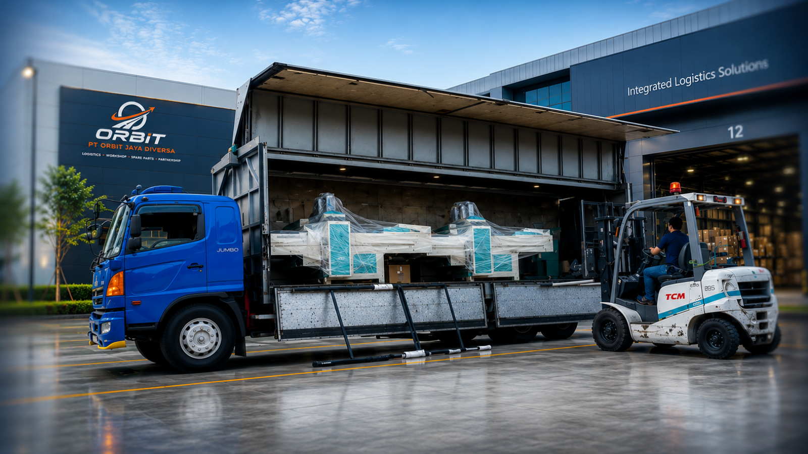 loading truck